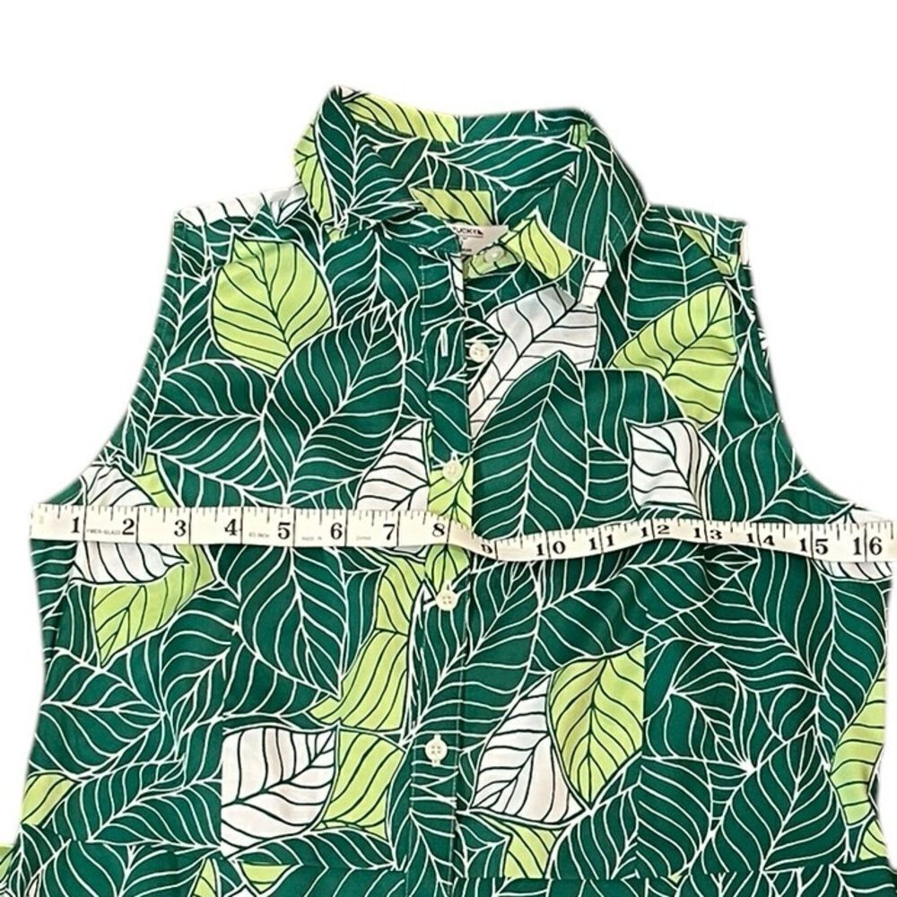 UNTUCKit Women’s Poppy Dress In Green Leaf Print, Size 2 - Picture 7 of 11